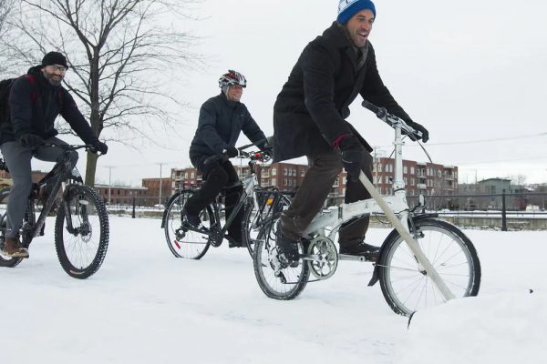 piste cyclable canal lachine hiver