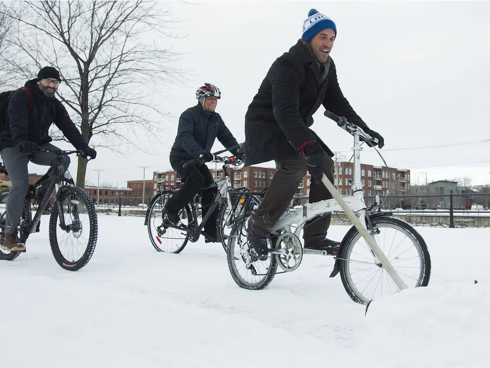 piste cyclable canal lachine hiver